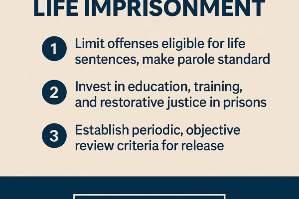 Reform or abolish life imprisonment in India