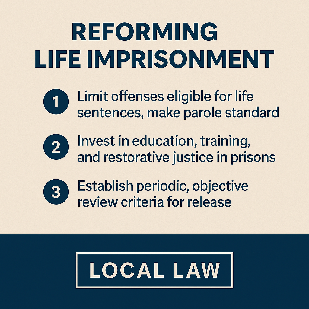 Reform or abolish life imprisonment in India